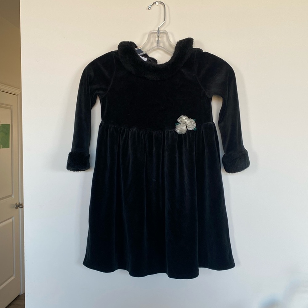 Girl Vintage Velvet Dresss